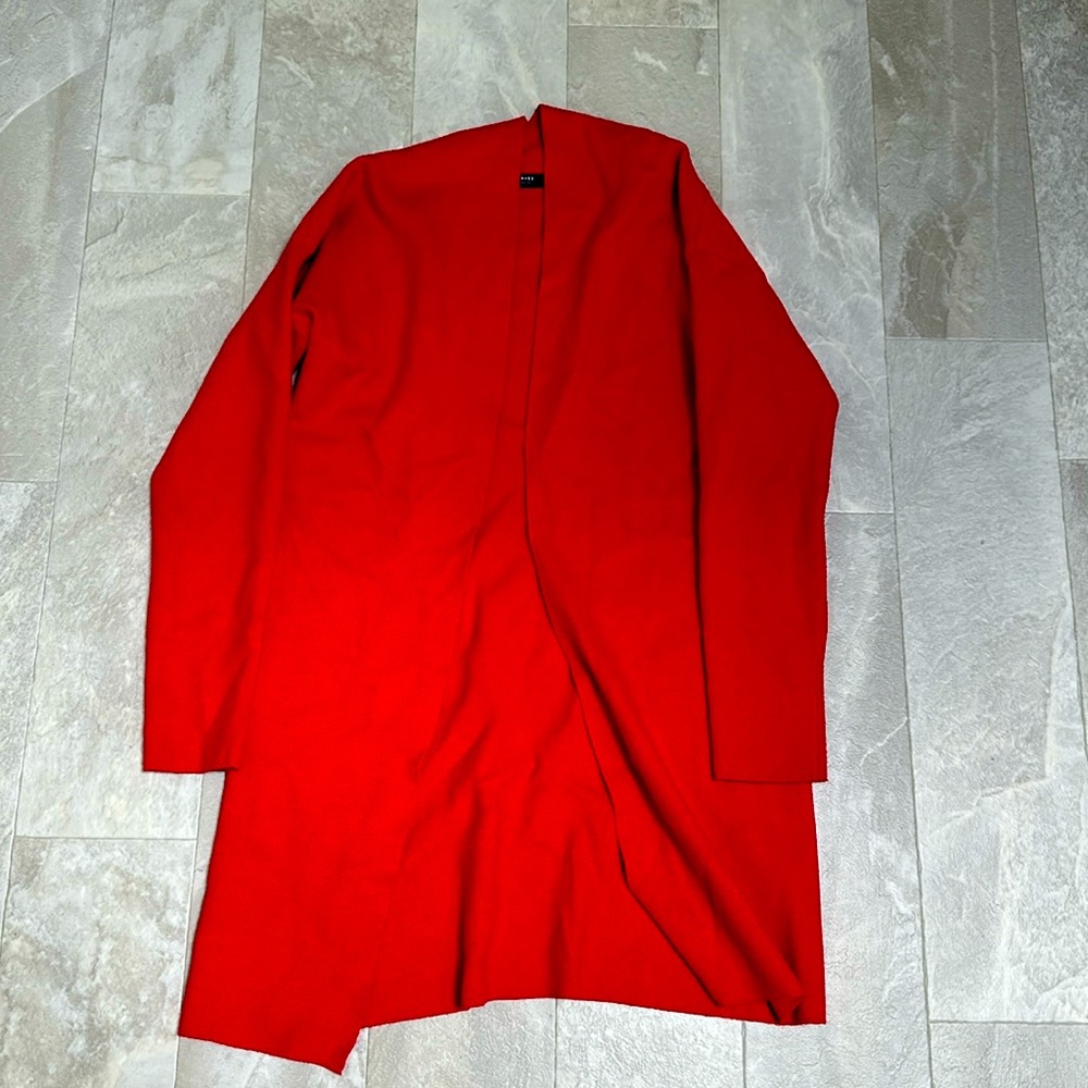 Long open front women cardigan